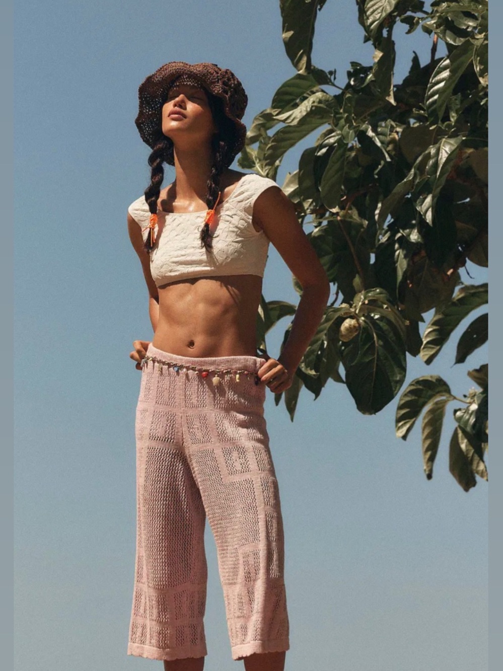 Free People Beach Corbyn Fauxchet Capris XS